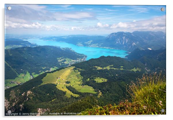 Lake Mondsee - Salzkammergut 2 Acrylic by Jenny Rainbow