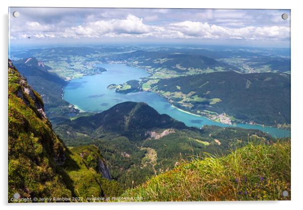 Lake Mondsee - Salzkammergut 1 Acrylic by Jenny Rainbow