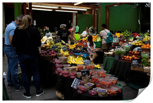 Borough Market London 06 Print by Glen Allen