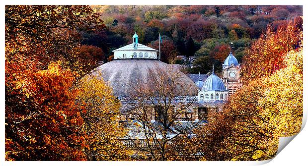 Buxton in Autumn Print by Colin Chipp