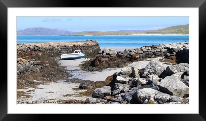 harbour Outer Hebrides Framed Mounted Print by Chris Mobberley