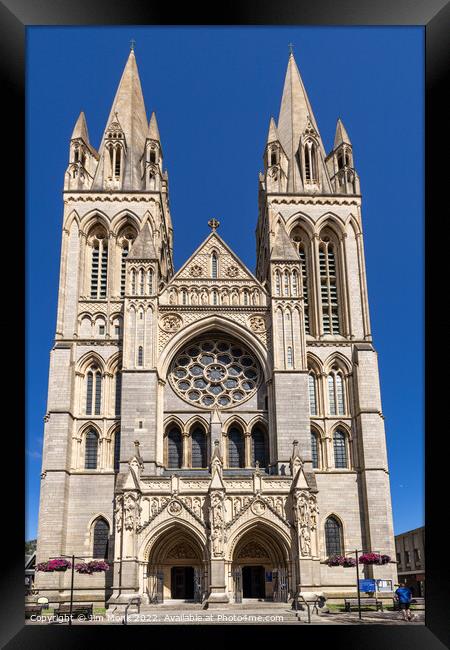 Truro Cathedral, Cornwall Framed Print by Jim Monk