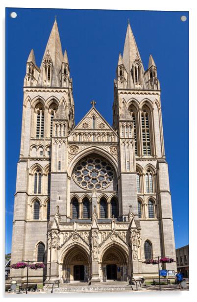 Truro Cathedral, Cornwall Acrylic by Jim Monk