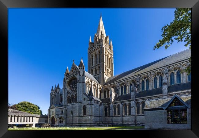 Truro Cathedral in Cornwall Framed Print by Jim Monk