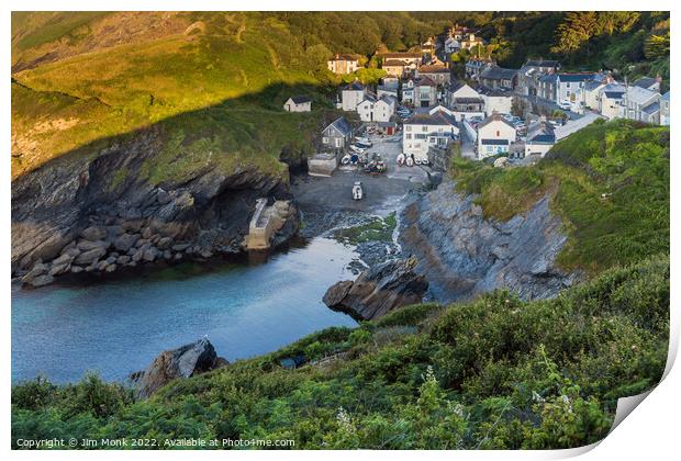 Portloe, Cornwall Print by Jim Monk