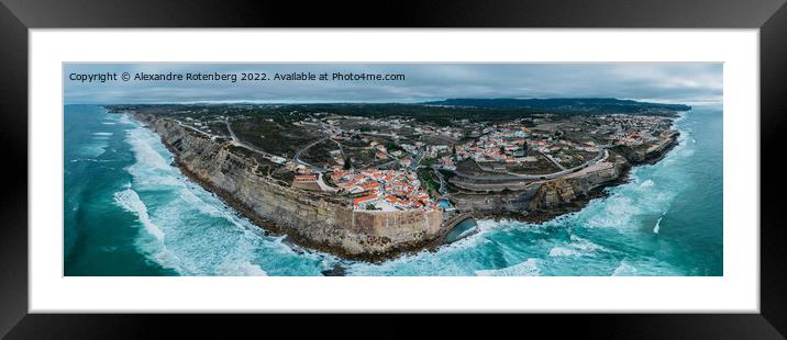 Azenhas do Mar, Portugal Framed Mounted Print by Alexandre Rotenberg