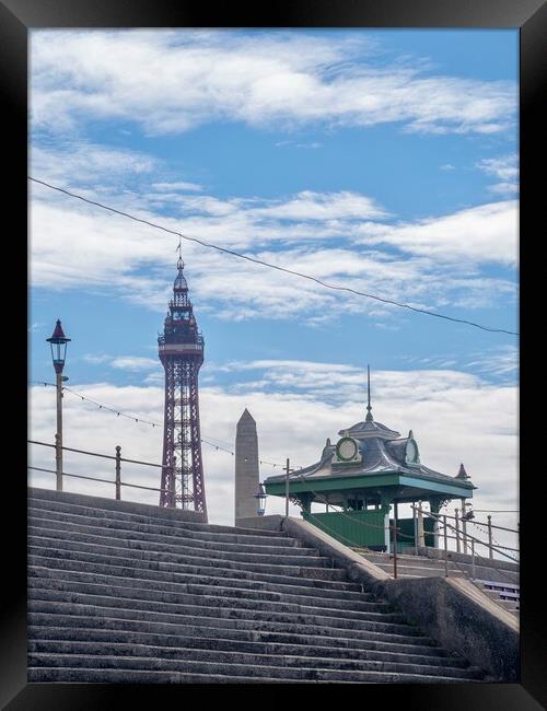 Blackpool  Framed Print by Victor Burnside