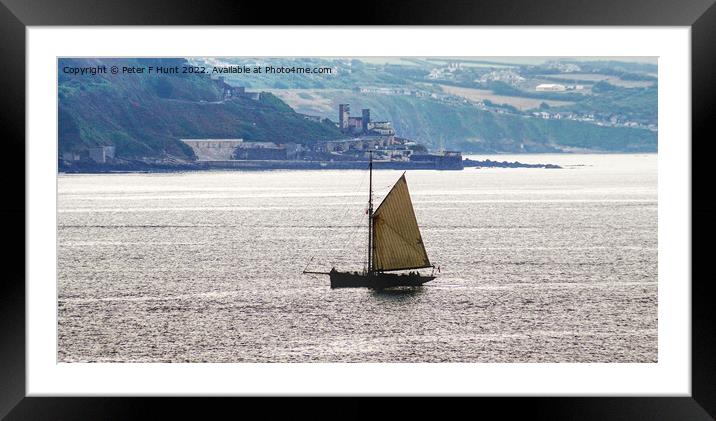 Coming Into Plymouth Sound Framed Mounted Print by Peter F Hunt