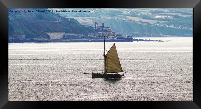 Coming Into Plymouth Sound Framed Print by Peter F Hunt