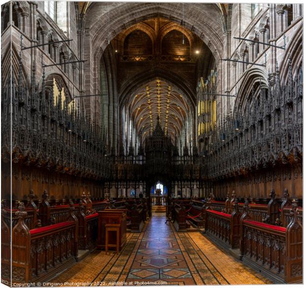 Chester Cathedral Canvas Print by DiFigiano Photography