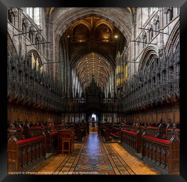 Chester Cathedral Framed Print by DiFigiano Photography