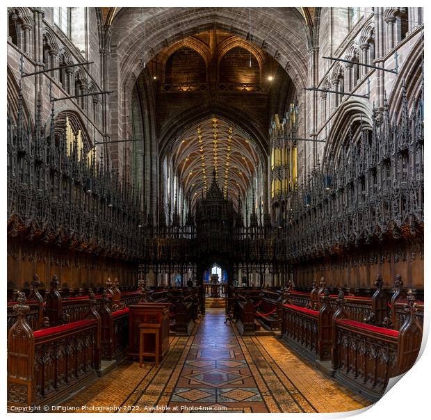 Chester Cathedral Print by DiFigiano Photography