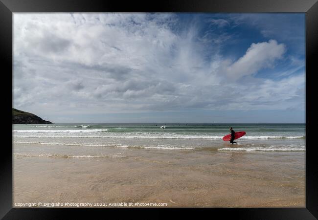 Fistral Magic Framed Print by DiFigiano Photography