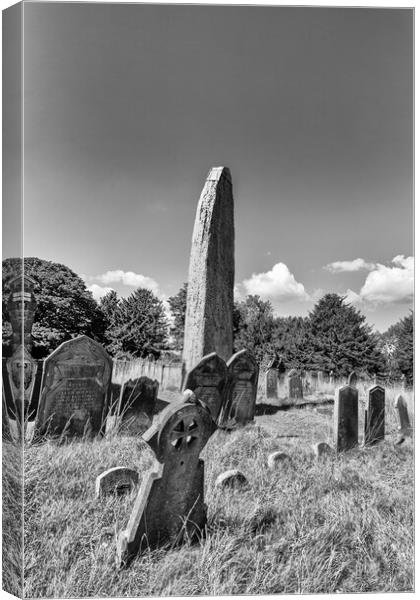 The Rudston Monolith Canvas Print by Mark Godden