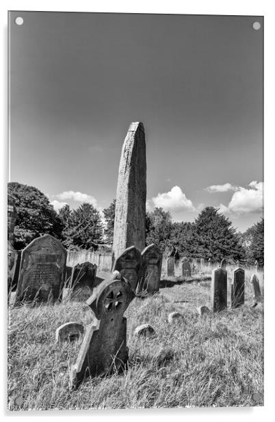 The Rudston Monolith Acrylic by Mark Godden