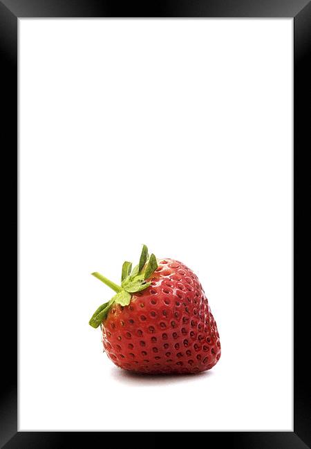 Strawberry I Framed Print by Natalie Kinnear
