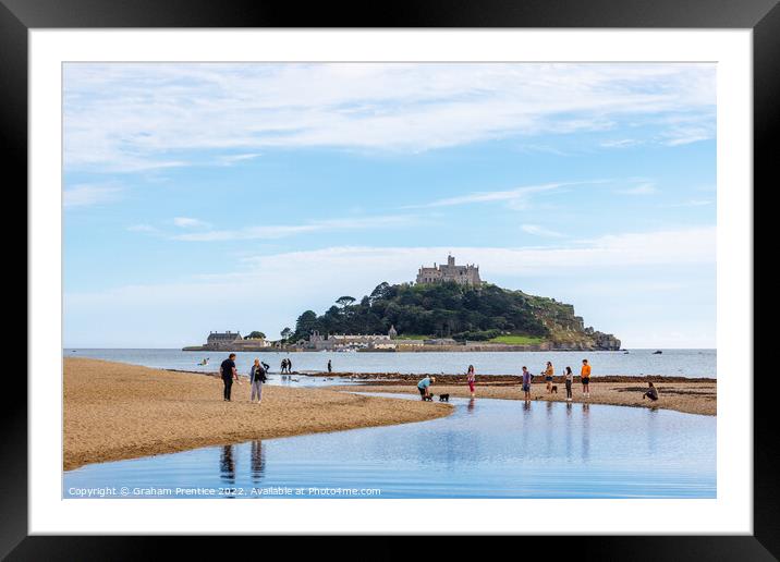 St Michael's Mount, Marazion, Cornwall Framed Mounted Print by Graham Prentice