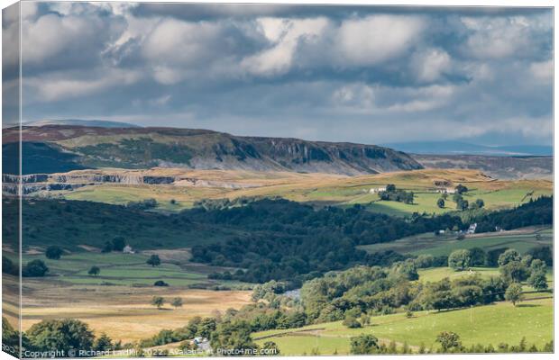 Cronkley Scar from Stable Edge, Teesdale (1) Canvas Print by Richard Laidler