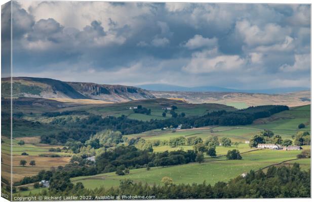 Cronkley Scar from Stable Edge, Teesdale (2) Canvas Print by Richard Laidler