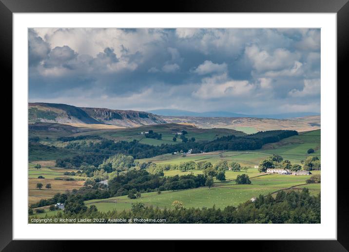 Cronkley Scar from Stable Edge, Teesdale (2) Framed Mounted Print by Richard Laidler