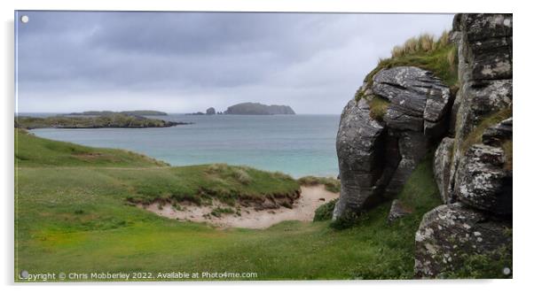 Harris Outer Hebrides Acrylic by Chris Mobberley