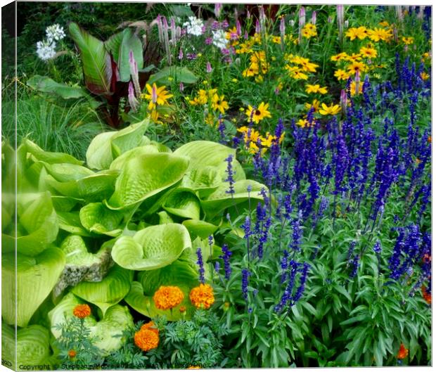 Part of our garden Canvas Print by Stephanie Moore