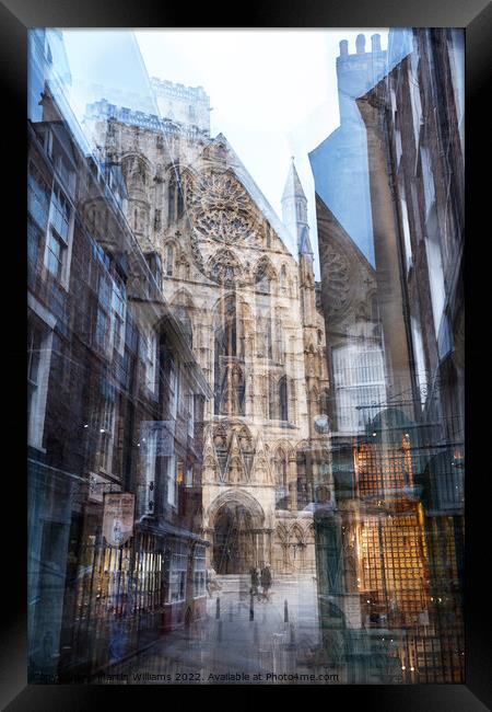 York Minster Framed Print by Martin Williams