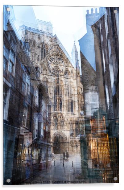 York Minster Acrylic by Martin Williams