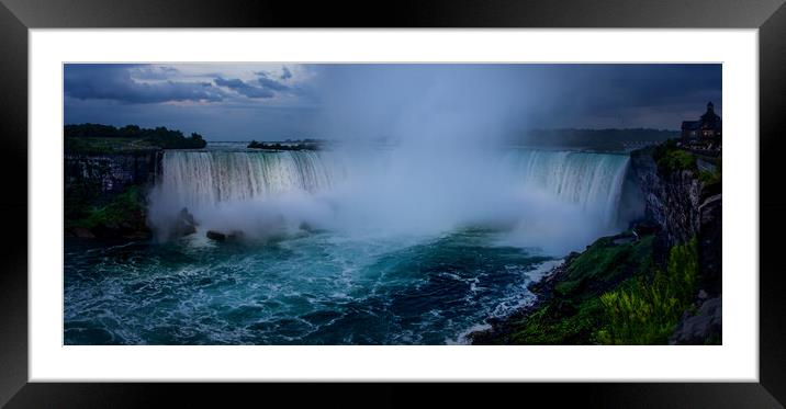 Niagara Mist Framed Mounted Print by Kelly Bailey