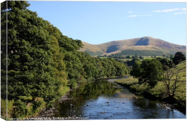 River Lune Beckfoot Canvas Print by Andrew Bell