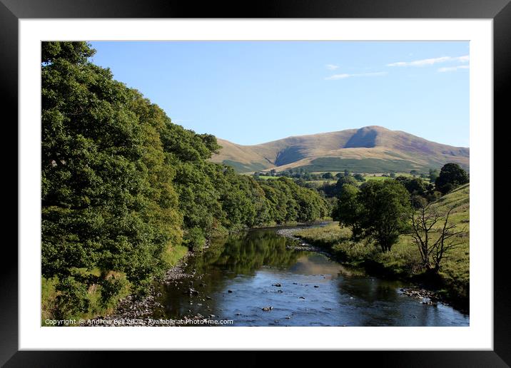 River Lune Beckfoot Framed Mounted Print by Andrew Bell