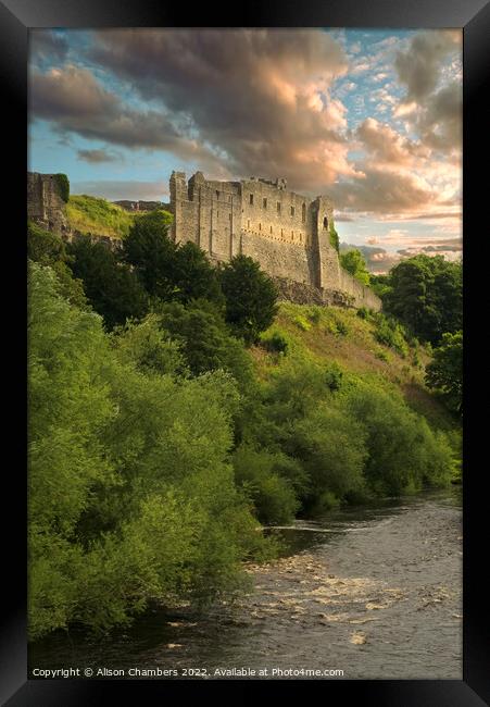 Richmond Castle North Yorkshire  Framed Print by Alison Chambers