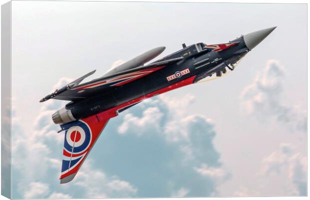  RAF Typhoon Blackjack Canvas Print by J Biggadike