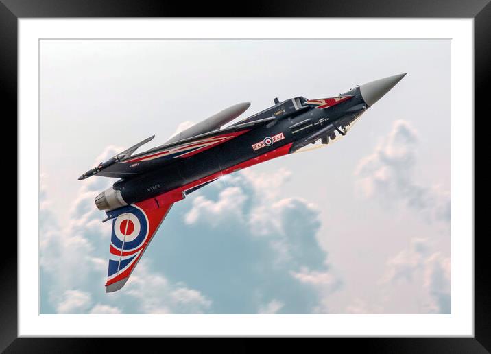  RAF Typhoon Blackjack Framed Mounted Print by J Biggadike
