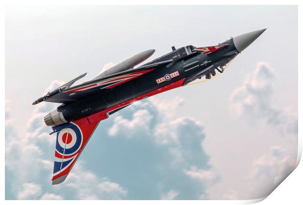  RAF Typhoon Blackjack Print by J Biggadike
