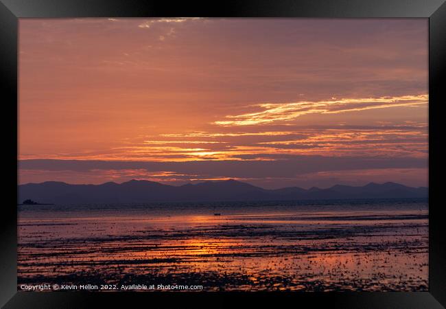 Phang Nga Bay sunrise Framed Print by Kevin Hellon