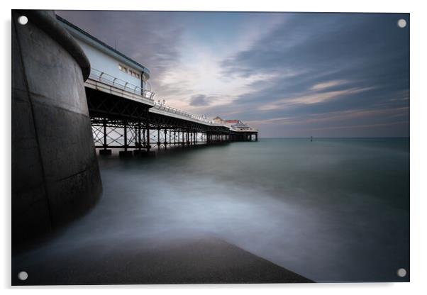 Cromer Pier Acrylic by Simon Wrigglesworth