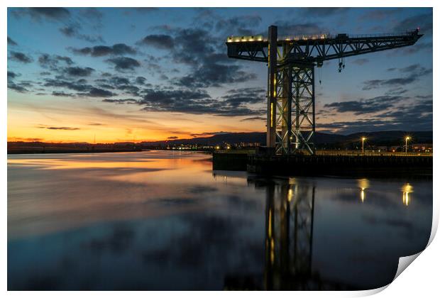 The Titan Crane, Clydebank, Glasgow. Print by Rich Fotografi 