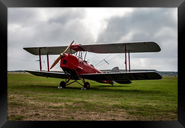  de Havilland DH82A Tiger Moth Framed Print by J Biggadike