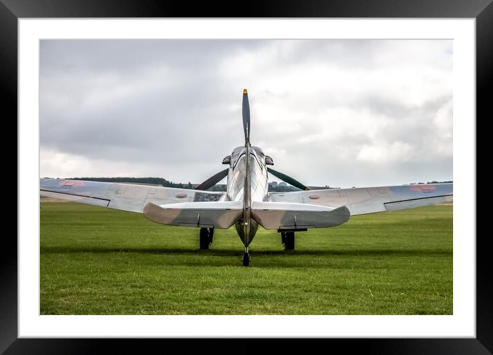Supermarine Spitfire Mk1a X4650 Framed Mounted Print by J Biggadike