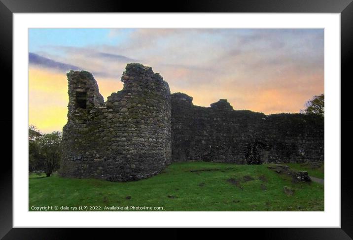 INVERLOCHY CASTLE-FORT WILLIAM Framed Mounted Print by dale rys (LP)