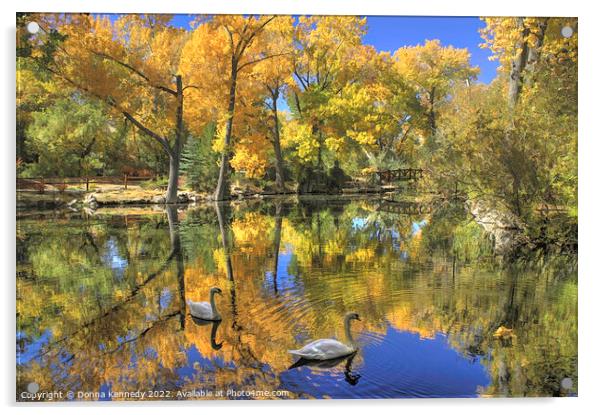 Autumn Serenity Acrylic by Donna Kennedy
