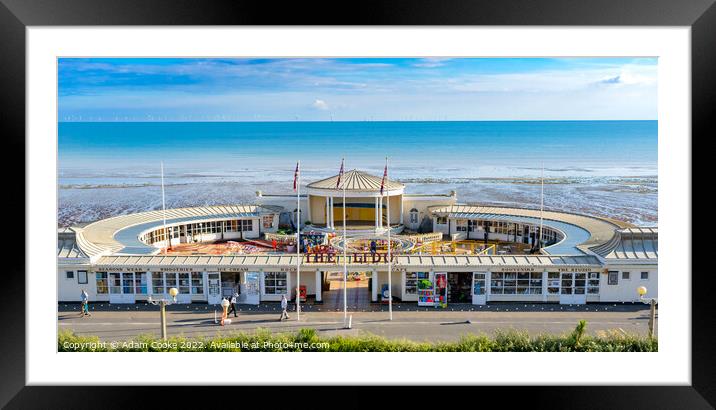 Worthing Lido Framed Mounted Print by Adam Cooke
