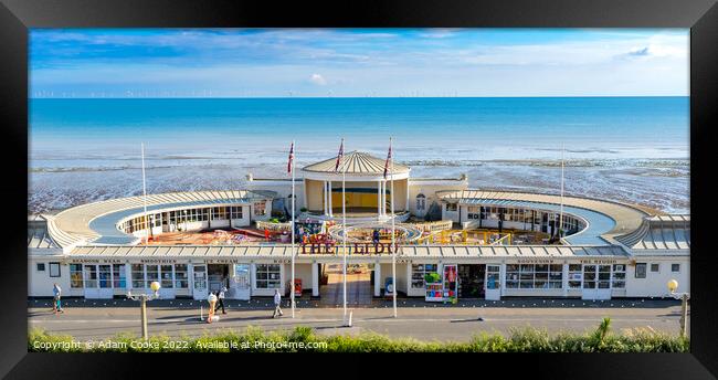 Worthing Lido Framed Print by Adam Cooke