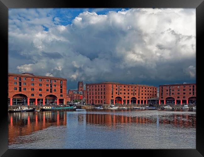 Royal Albert Dock, Liverpool Framed Print by Darren Galpin