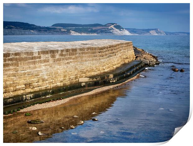 The Cobb, Lyme Regis  Print by Darren Galpin