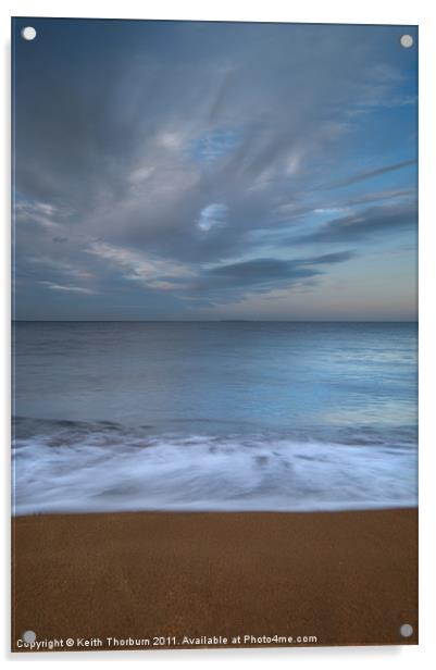 Beach and Sea scene Acrylic by Keith Thorburn EFIAP/b