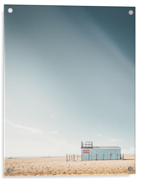 Beach Patrol, Clacton Acrylic by Mark Jones