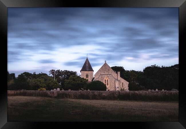 St Peter and St Paul Church, West Wittering Framed Print by Mark Jones