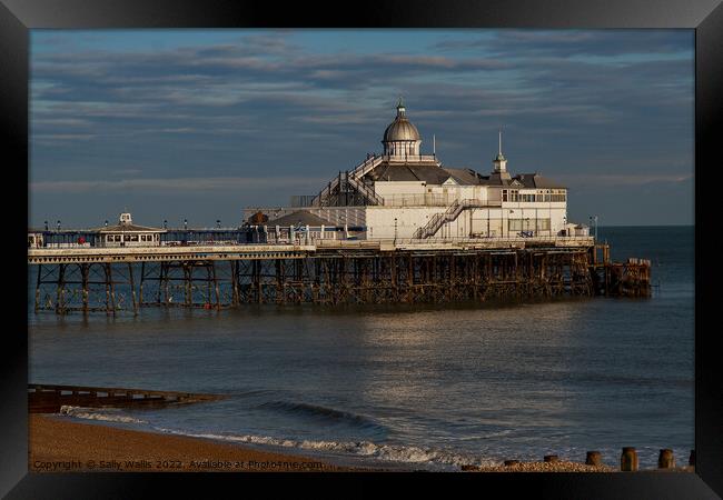 Eastbourne Pier, example of Victorian architecture Framed Print by Sally Wallis